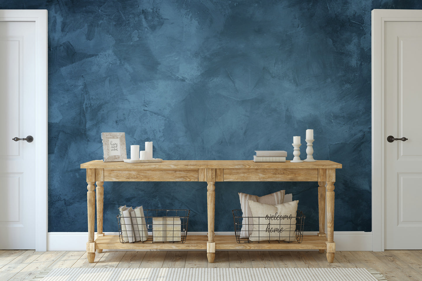 The design has a very sophisticated and peaceful effect on the space.


