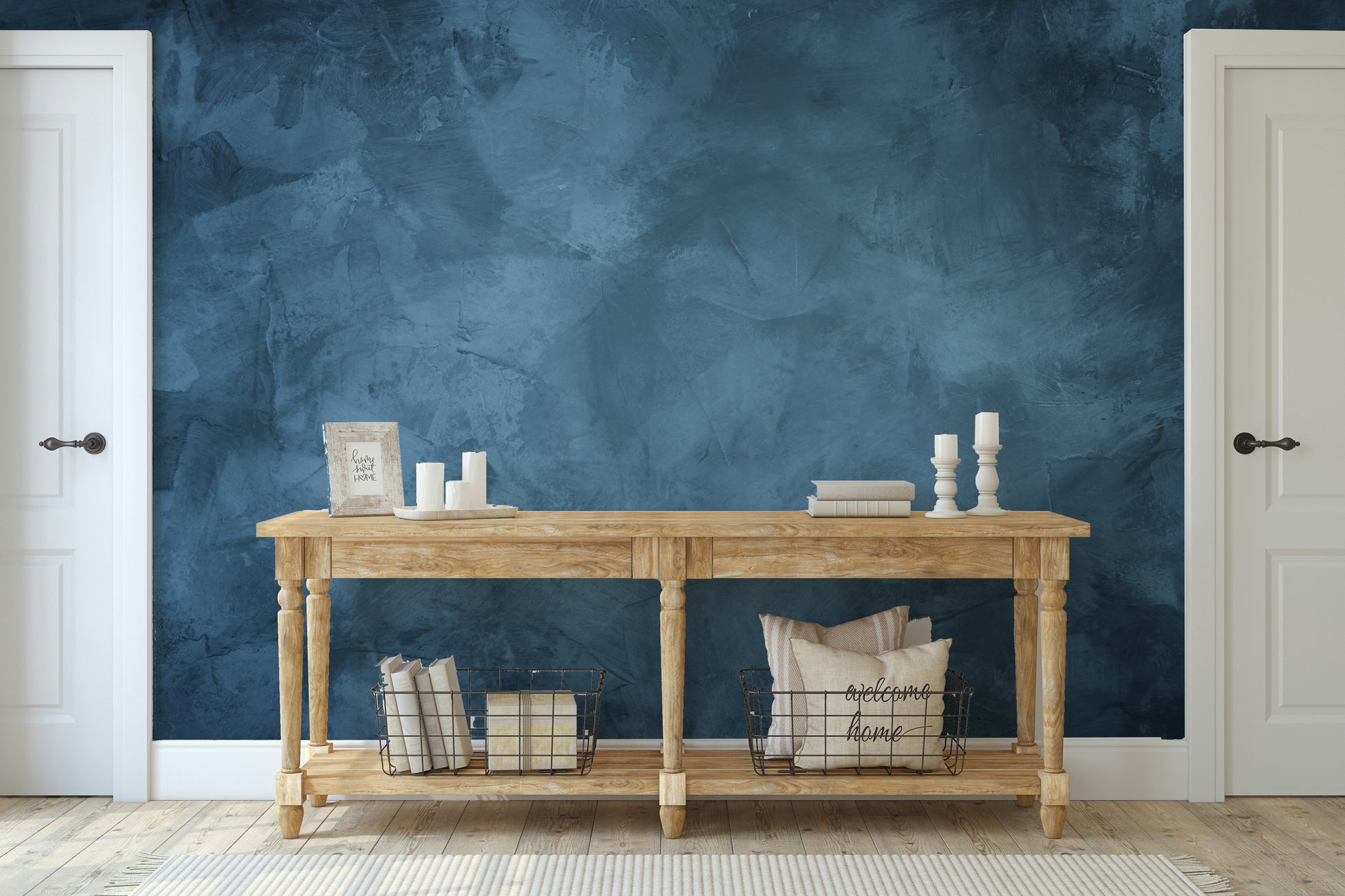 The design has a very sophisticated and peaceful effect on the space.

