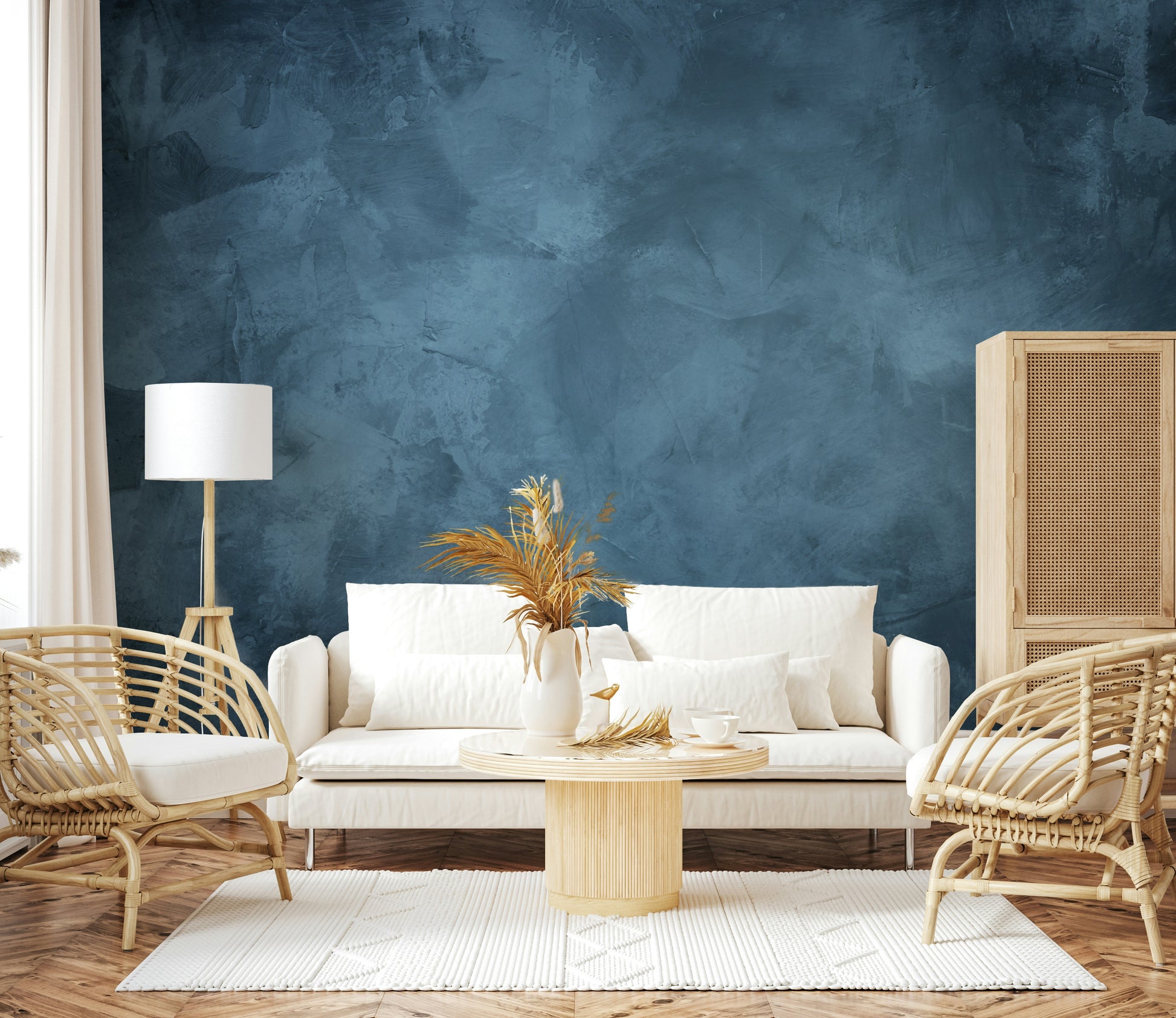 The image shows a layered design with what looks like thick, visible brushstrokes.

