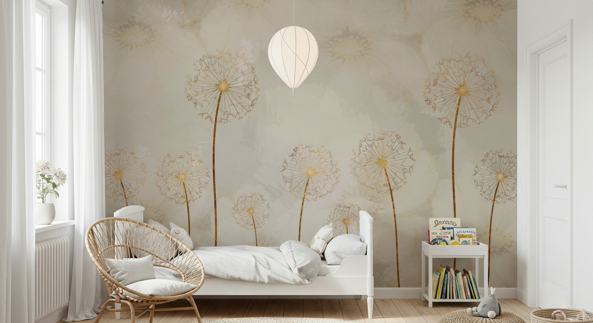 The design has a serene and refined feel.

