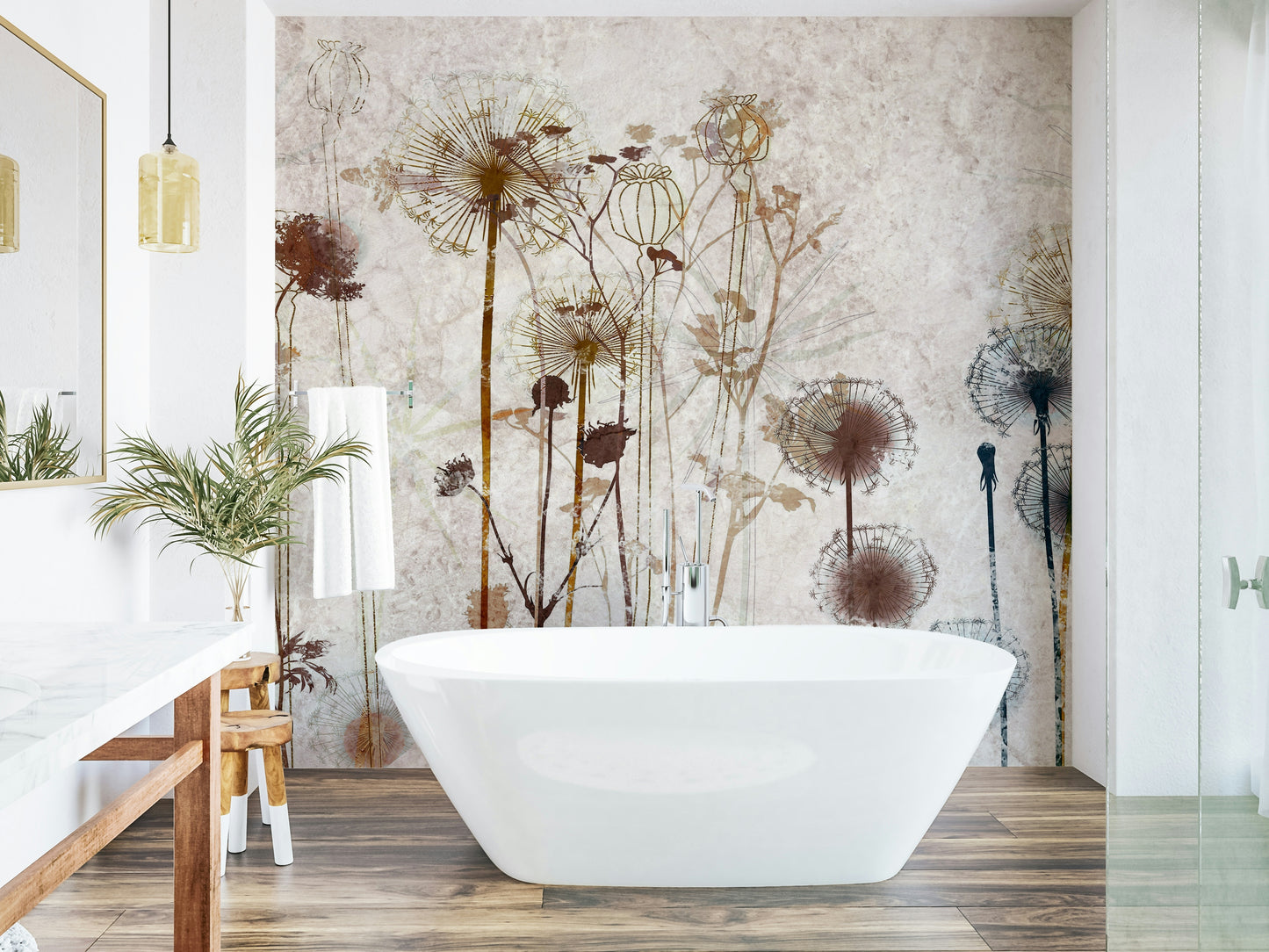 The style is reminiscent of a watercolor or a soft painted image.

