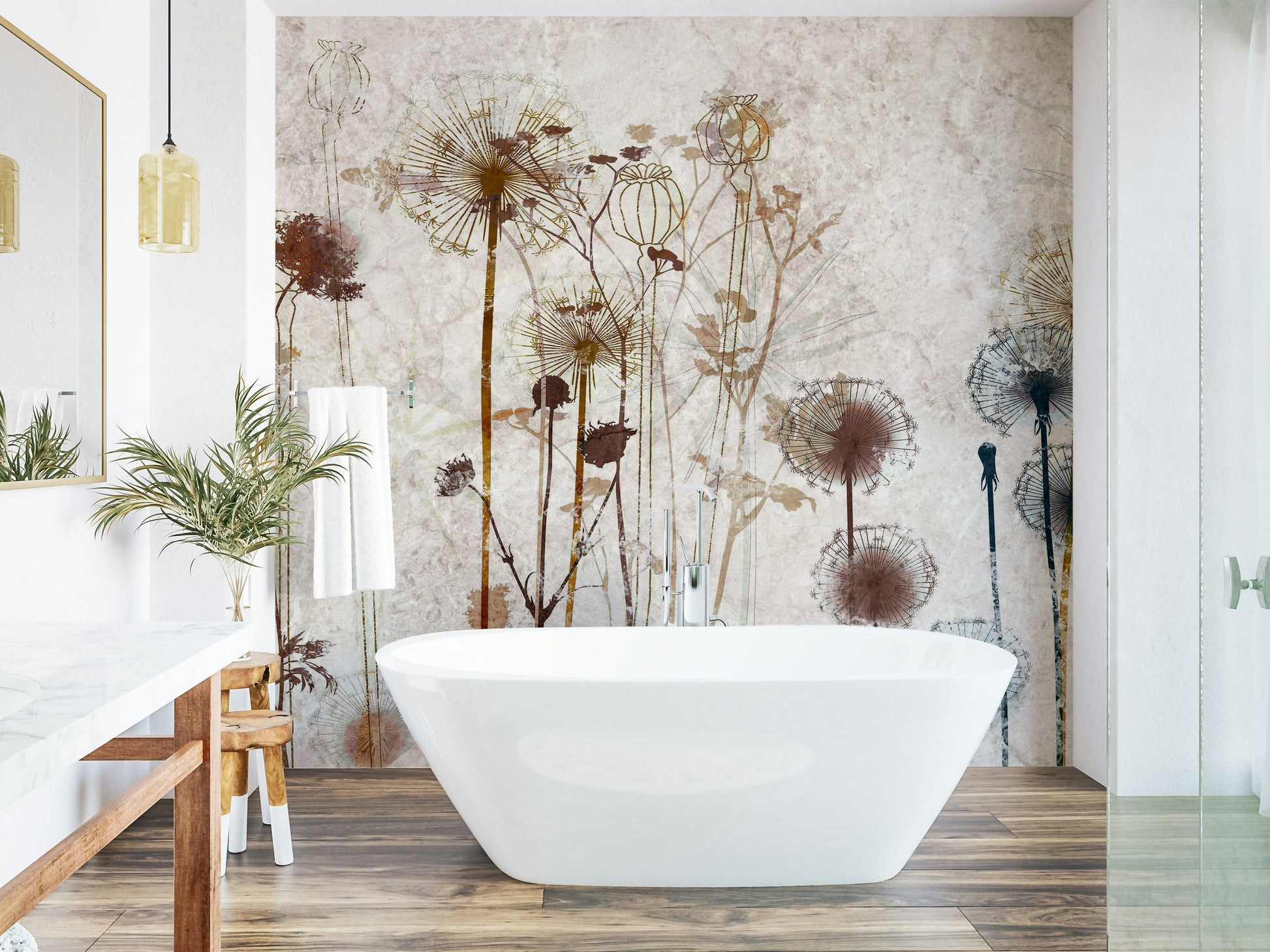 The style is reminiscent of a watercolor or a soft painted image.

