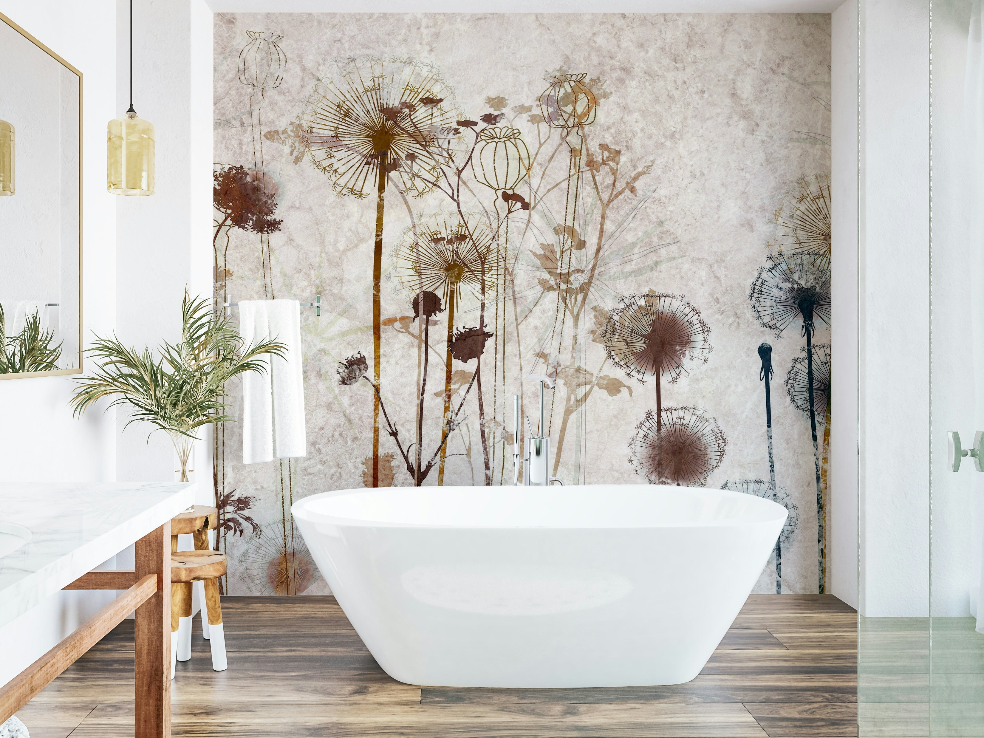 The style is reminiscent of a watercolor or a soft painted image.

