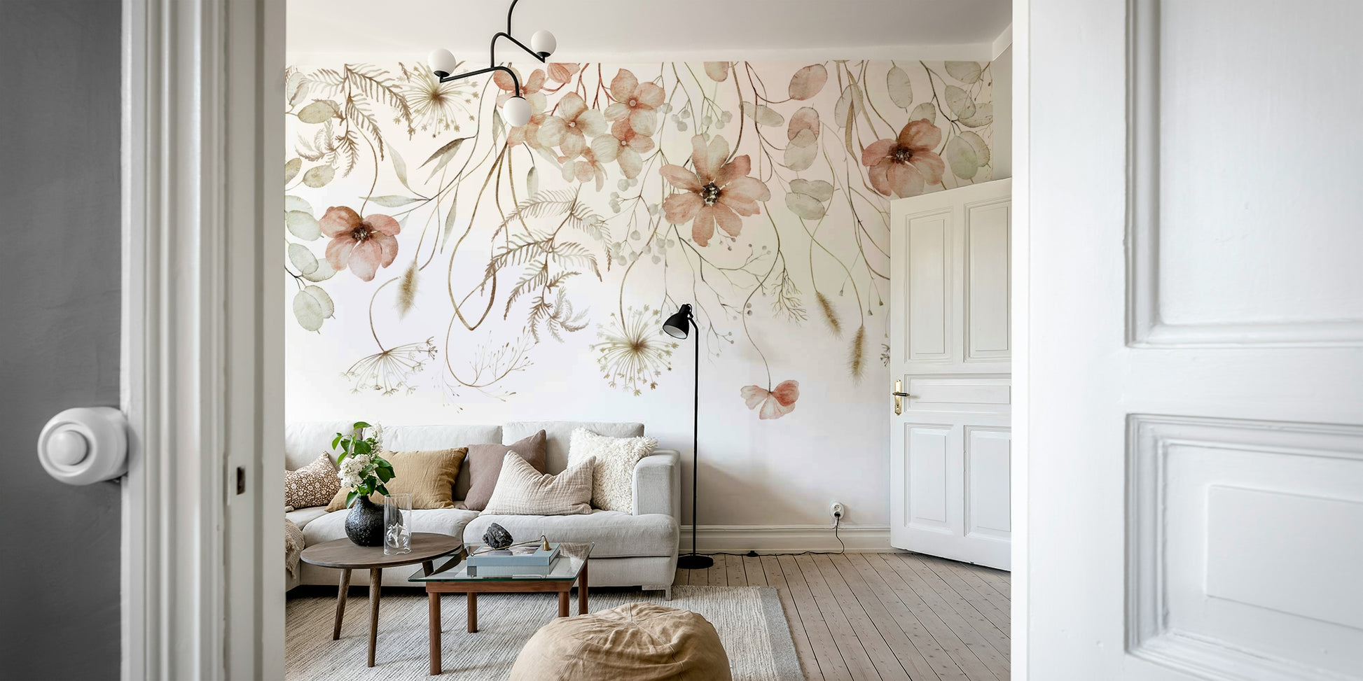 The flowers appear to be a mix of peonies and other ethereal blooms.

