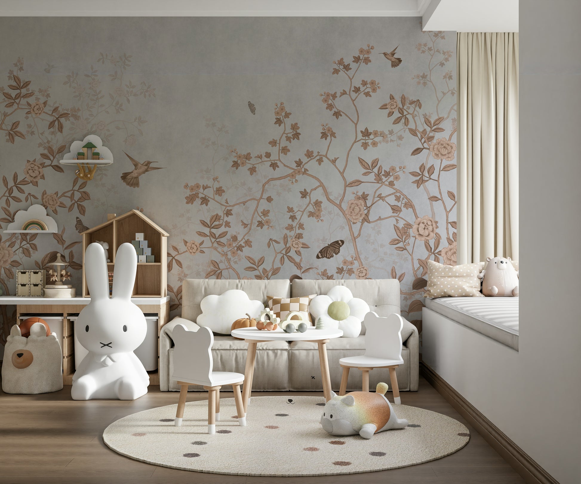 The style is artistic and natural.

