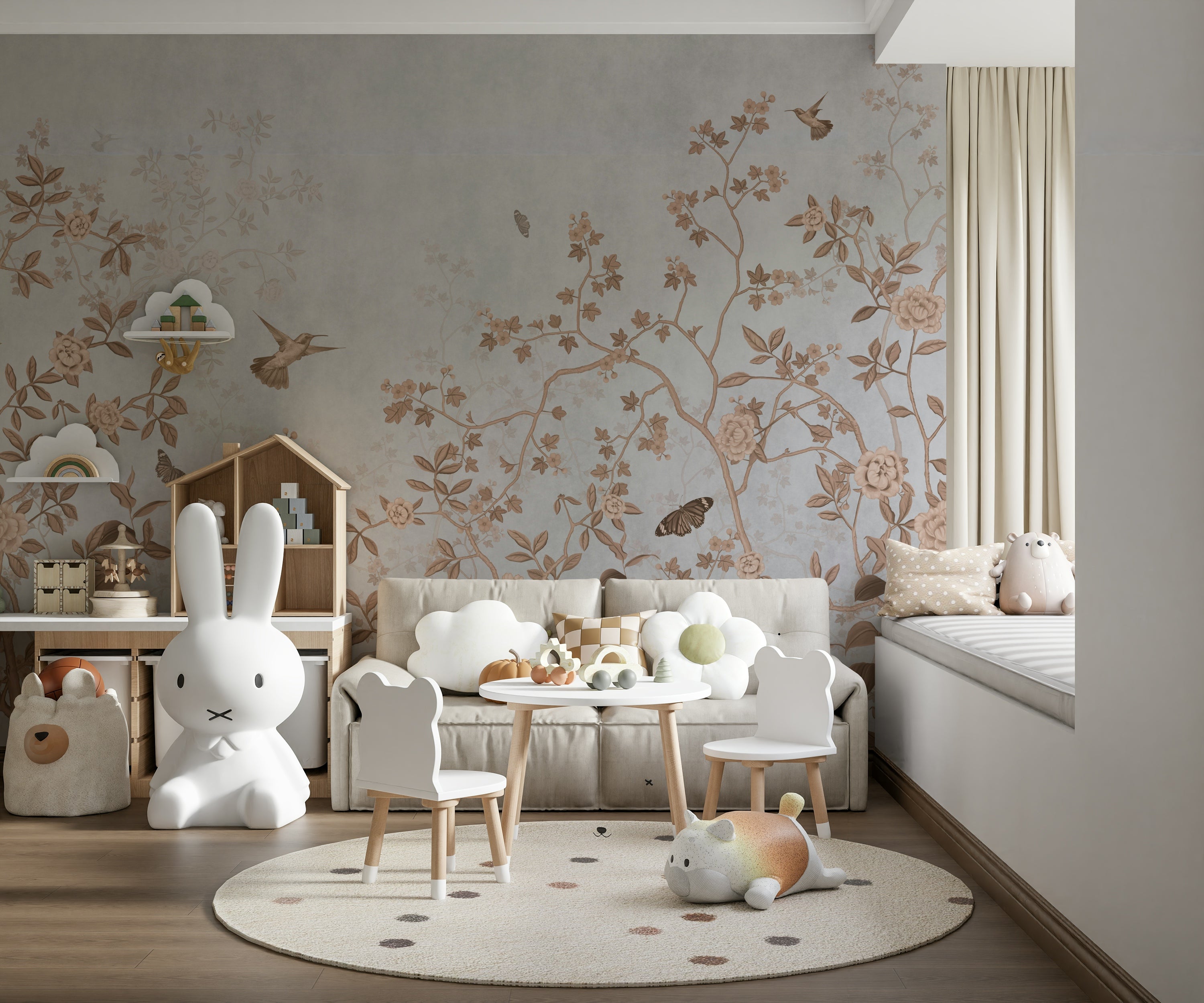 The style is artistic and natural.


