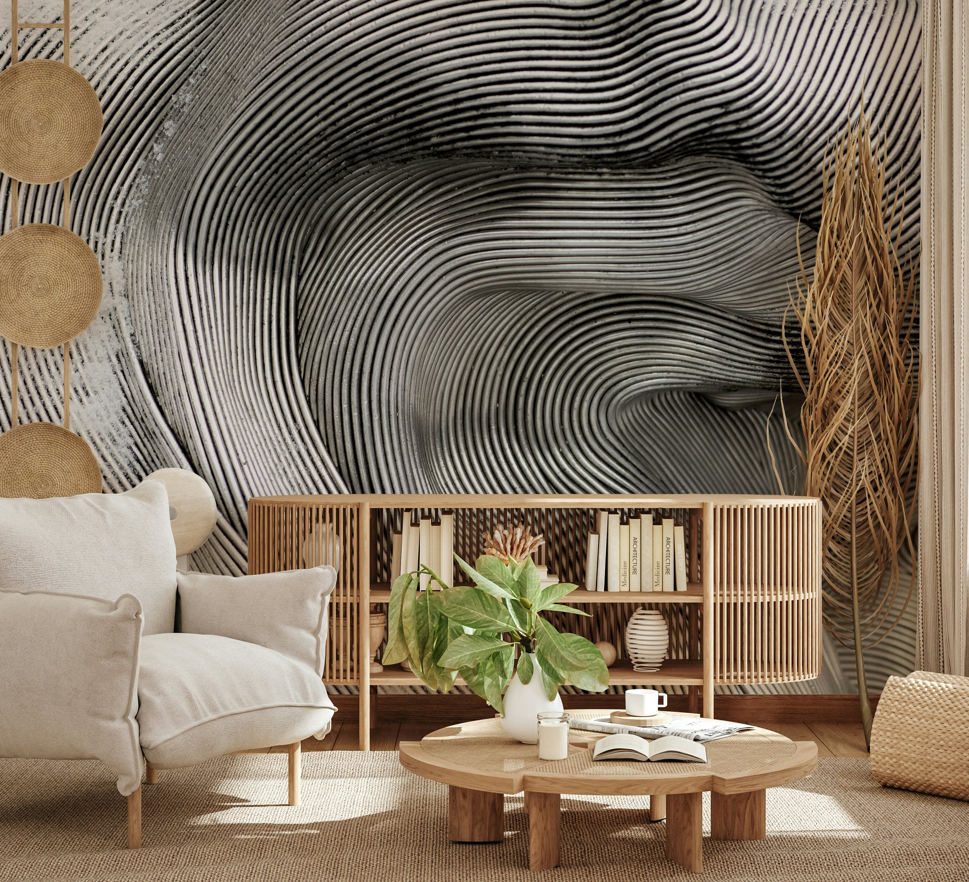 The image has a soft, painted look.

