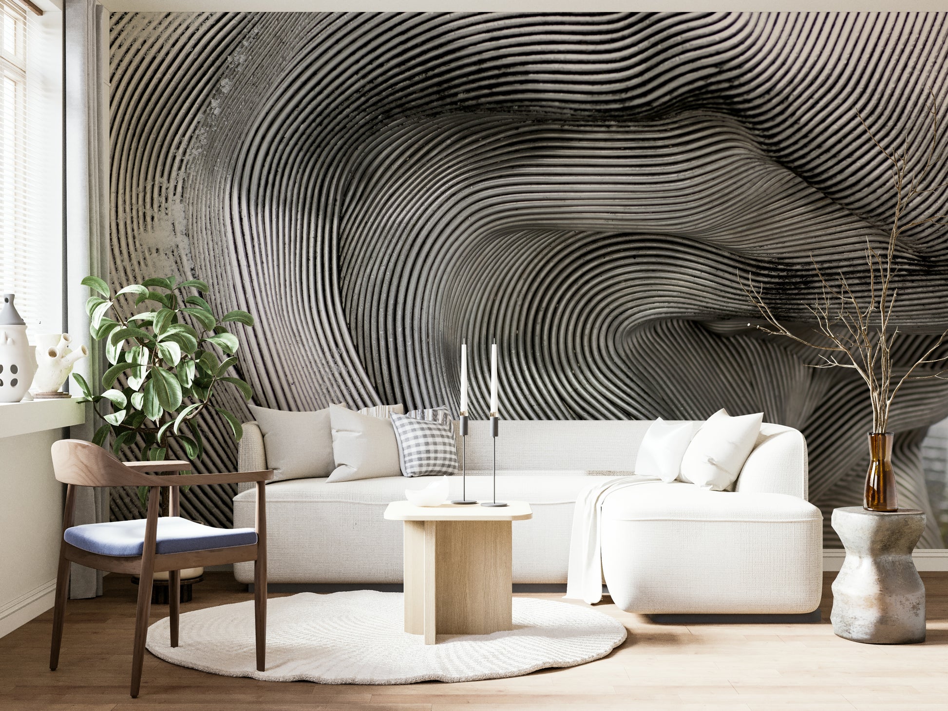 The style is artistic and natural.

