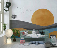 The mood is peaceful and serene.

