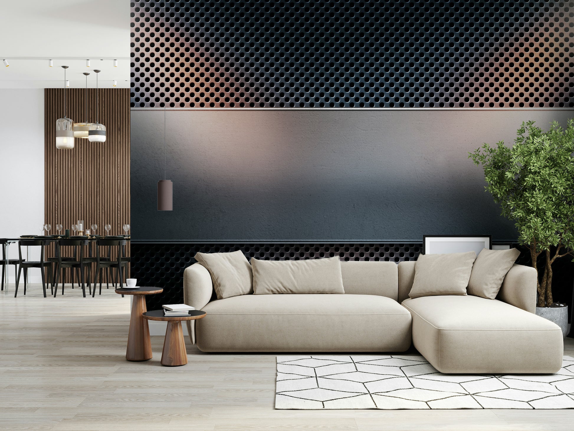 The feeling is one of fresh elegance.

