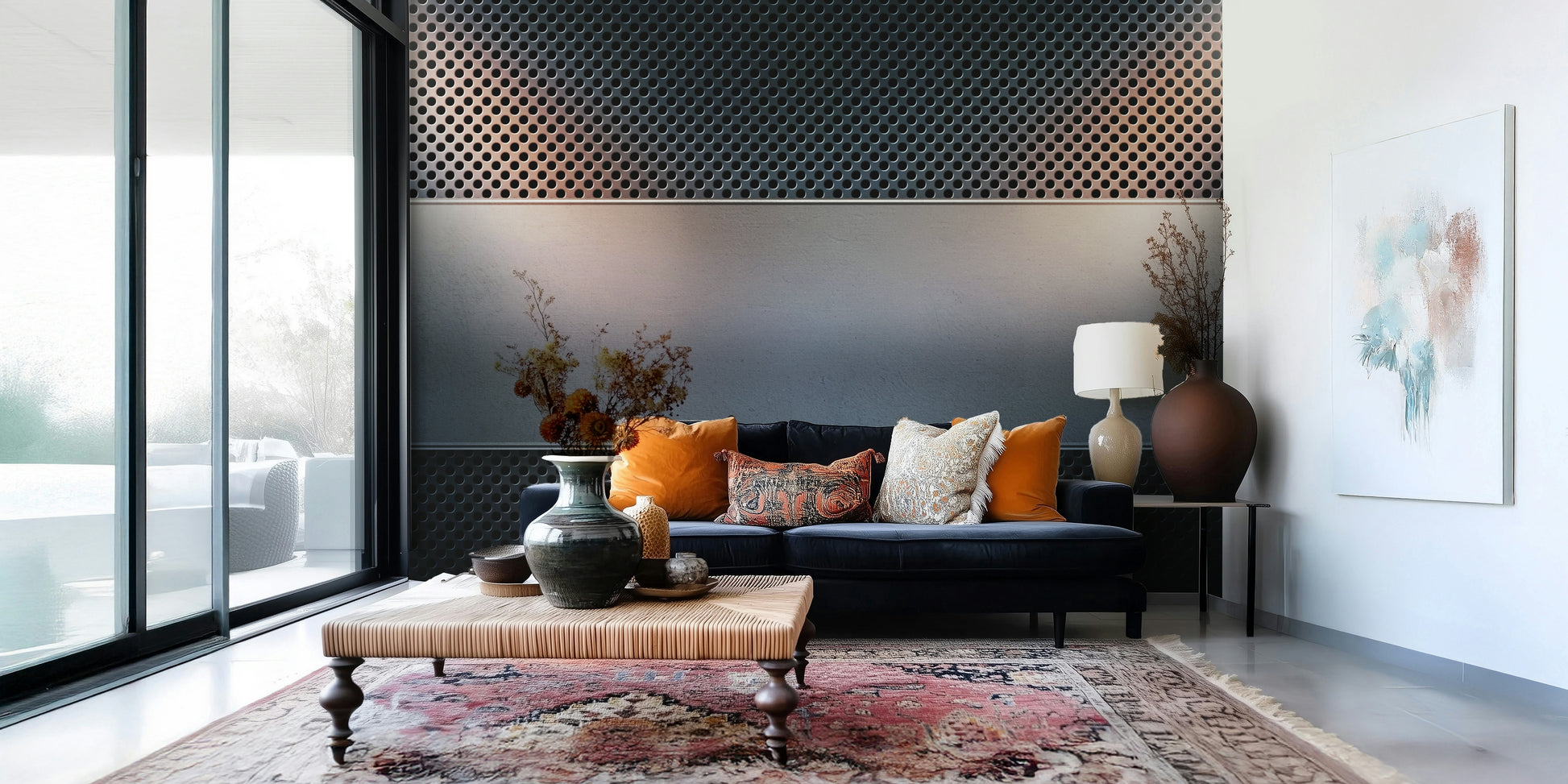 The design gives a feeling of quiet, natural beauty.

