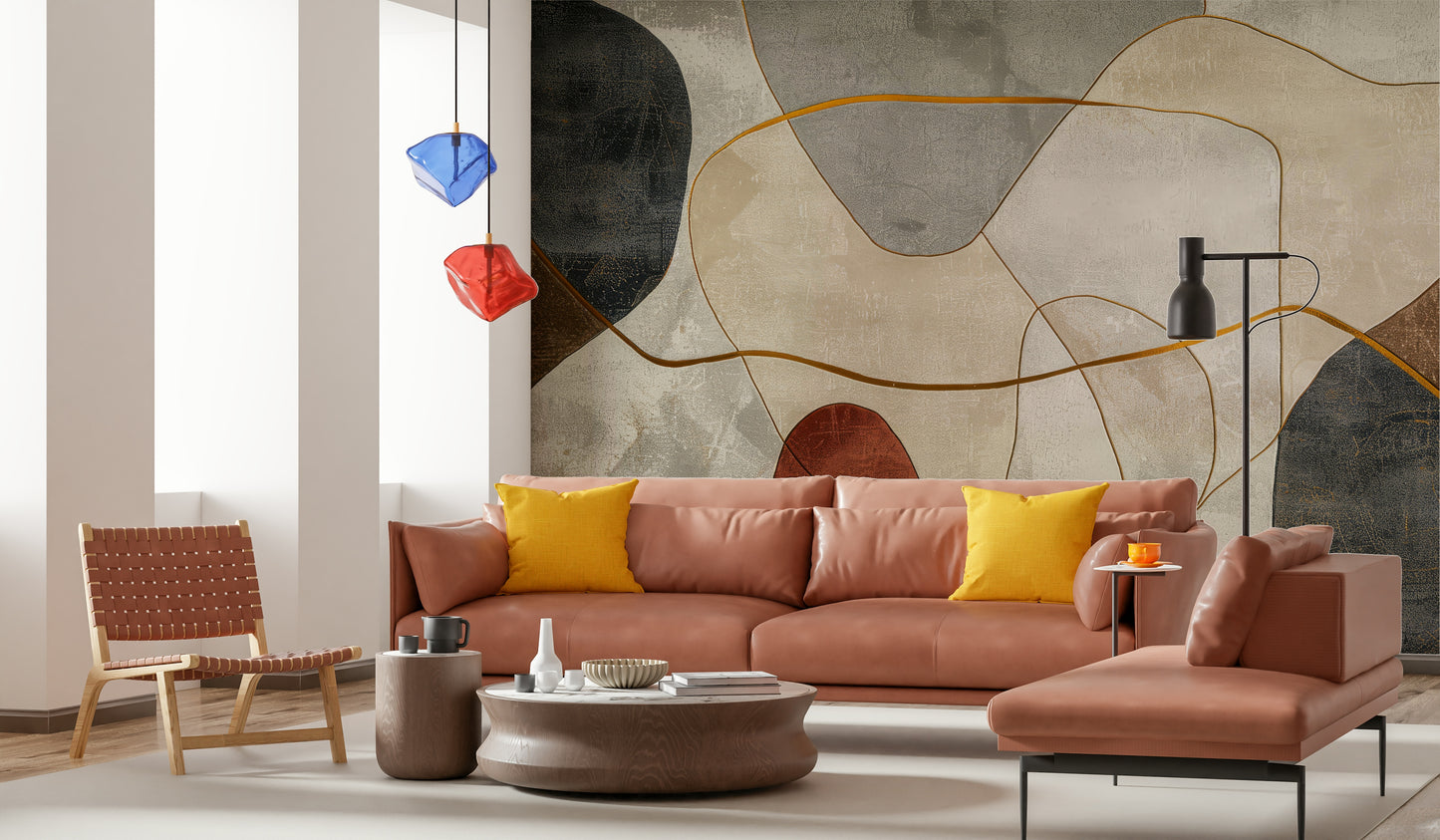 The design gives a feeling of quiet, natural beauty.

