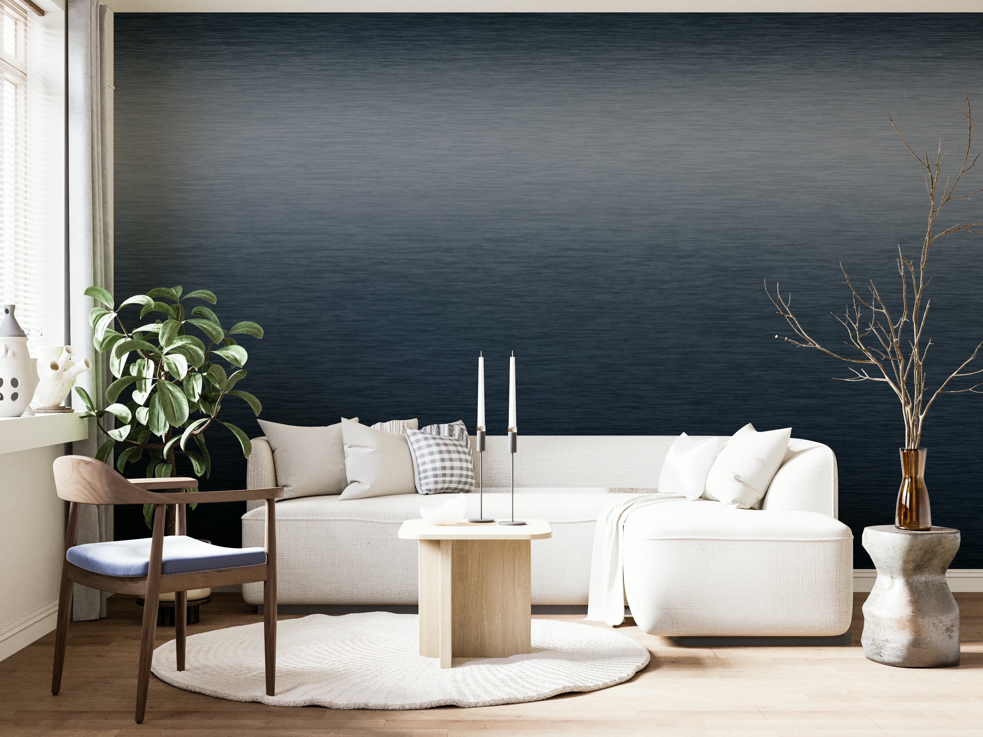 The feeling is one of fresh elegance.


