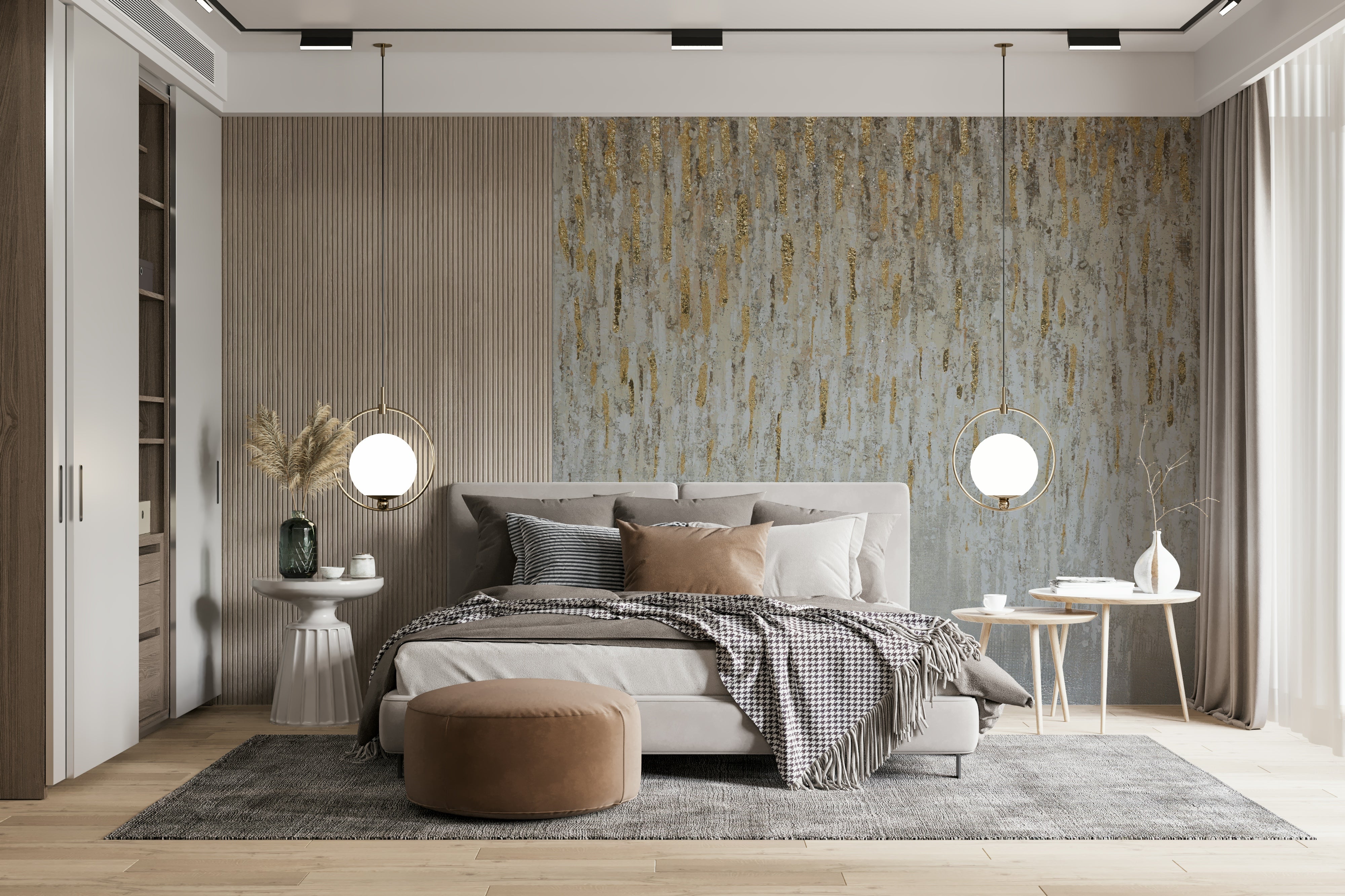 The image has a soft, metallic-painted look.

