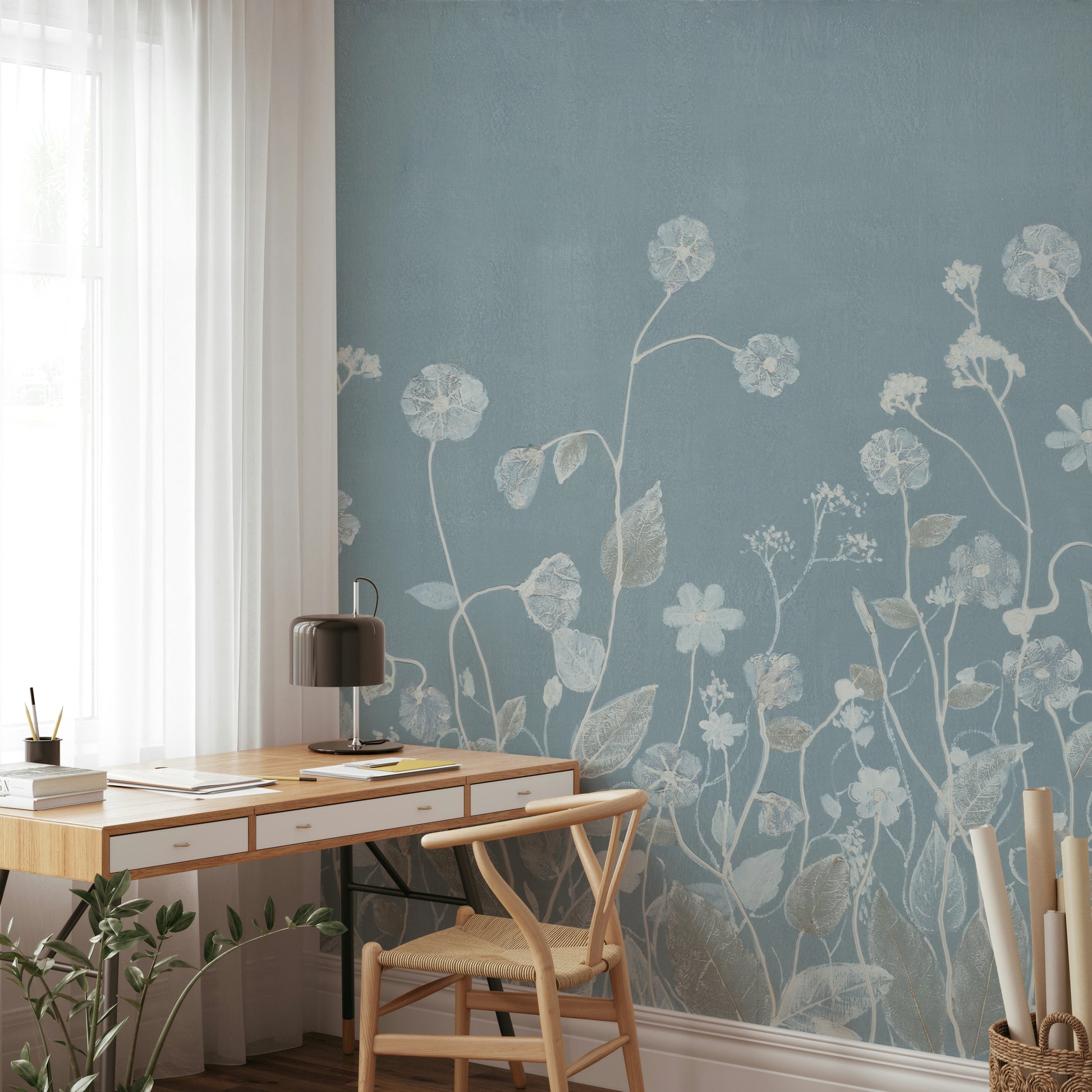 The image is a painting with a textured look.

