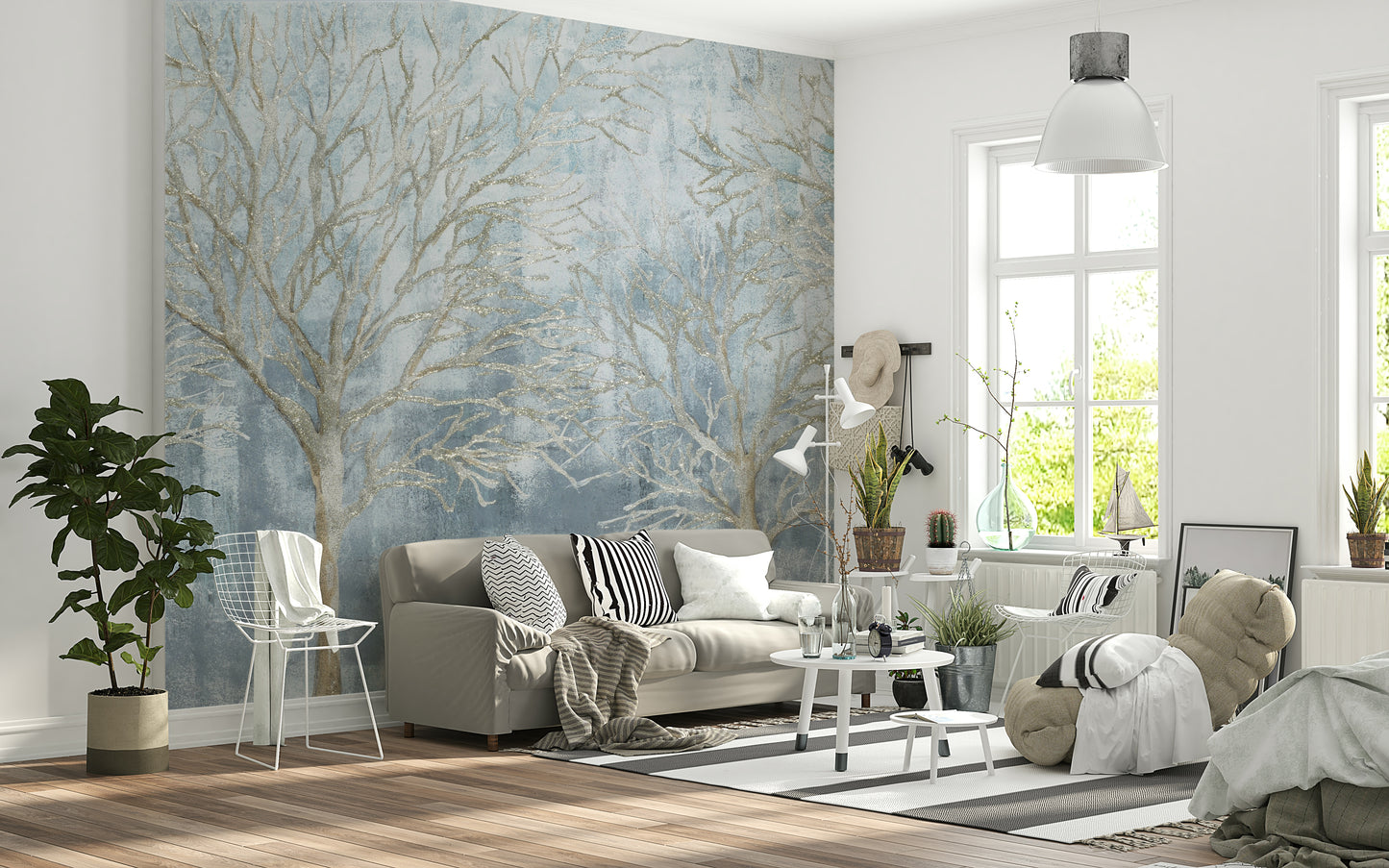 The style is artistic and natural.

