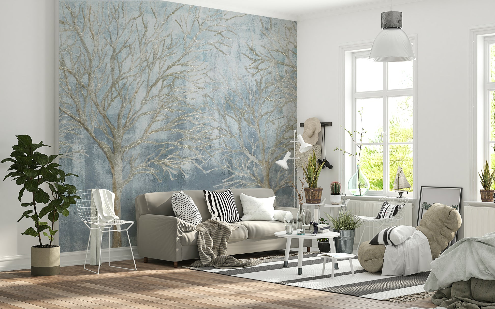 The style is artistic and natural.

