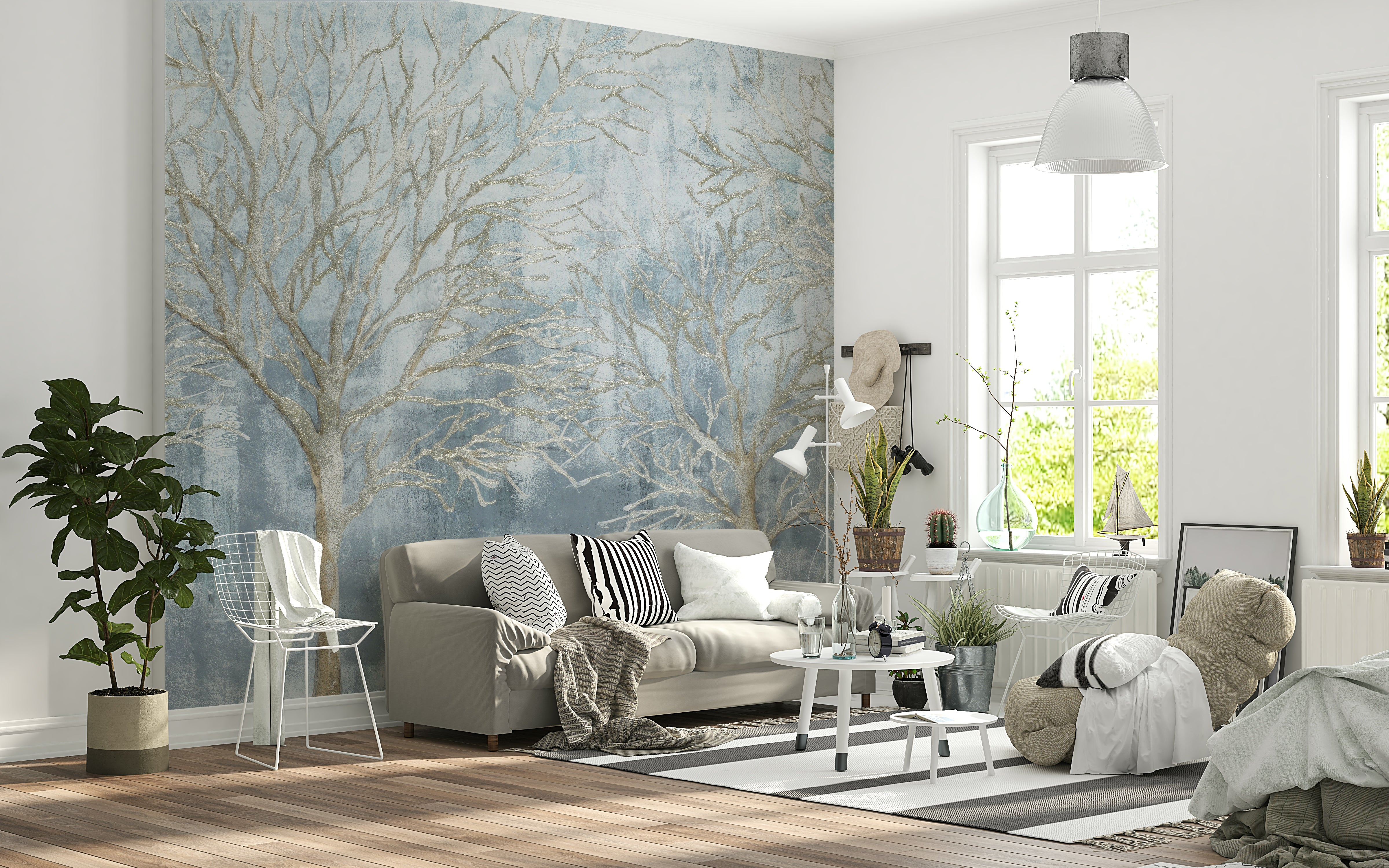 The style is artistic and natural.

