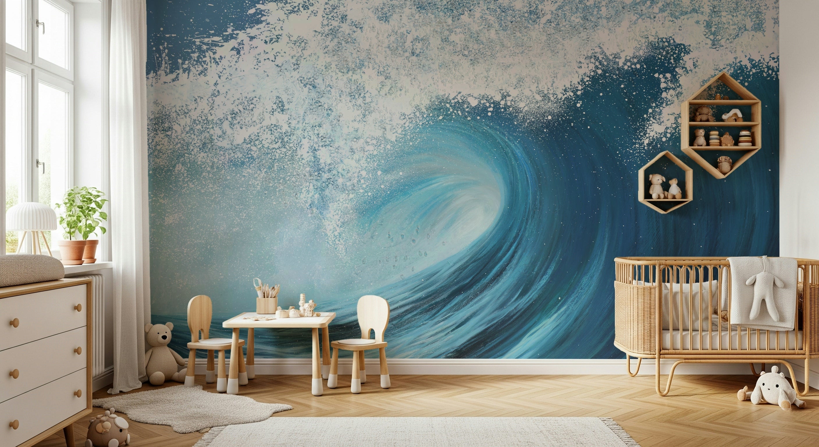 The style is artistic and natural.

