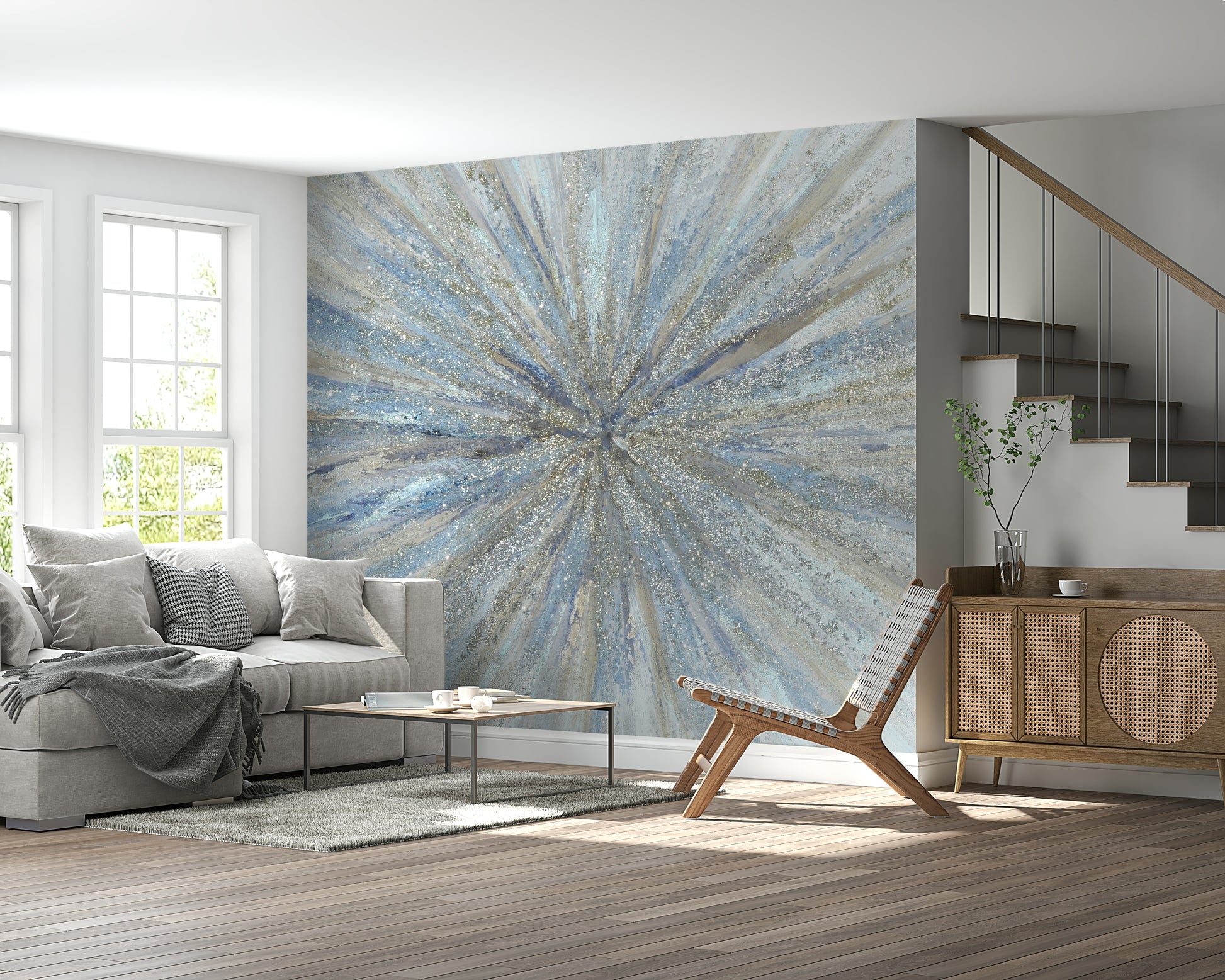 The colors are soft, muted tones.

