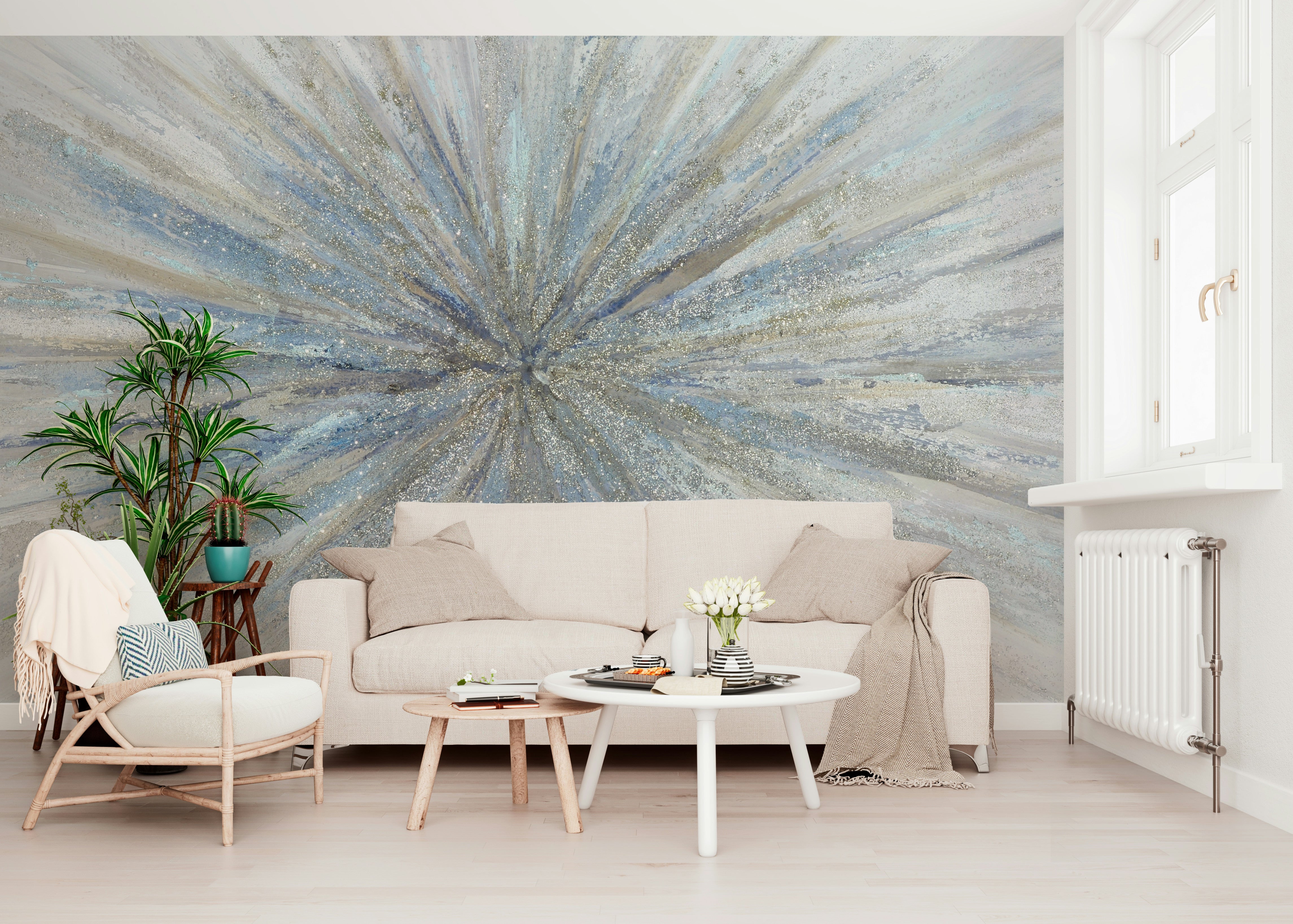 The design gives a feeling of quiet, natural beauty.


