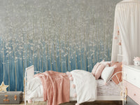 The composition is an abstract, linear pattern.

