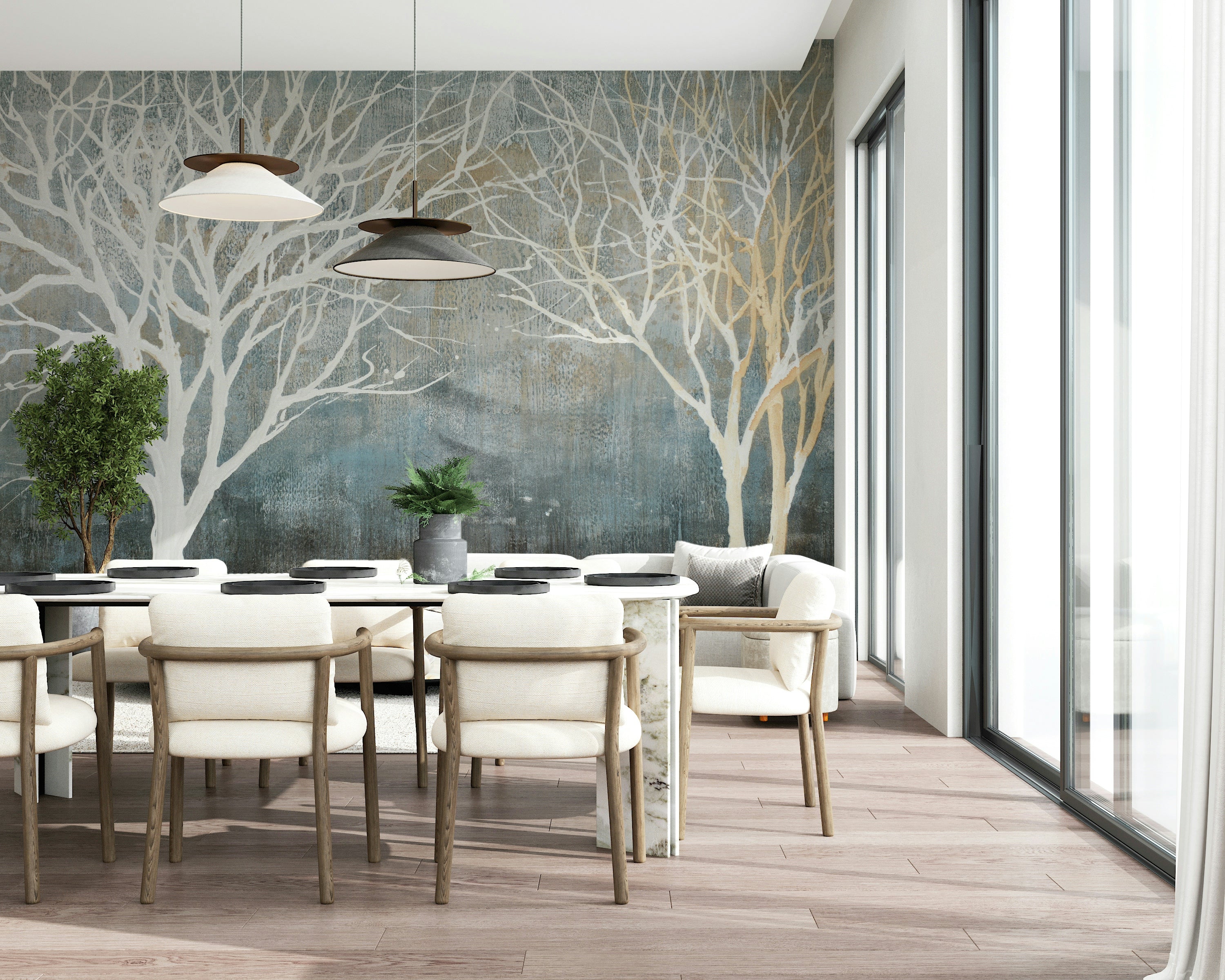 The image has a soft, painted look.

