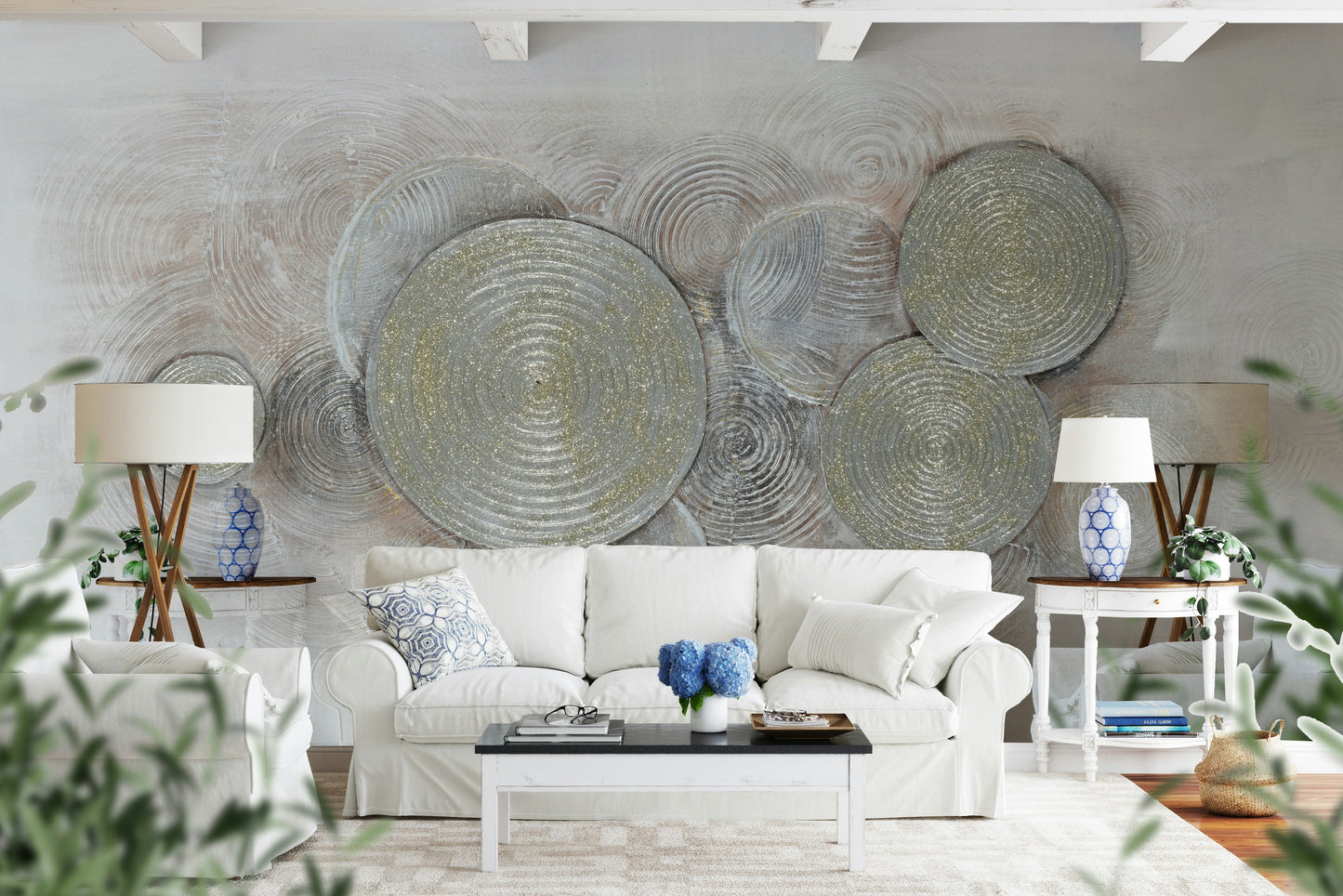 The style is artistic and modern.

