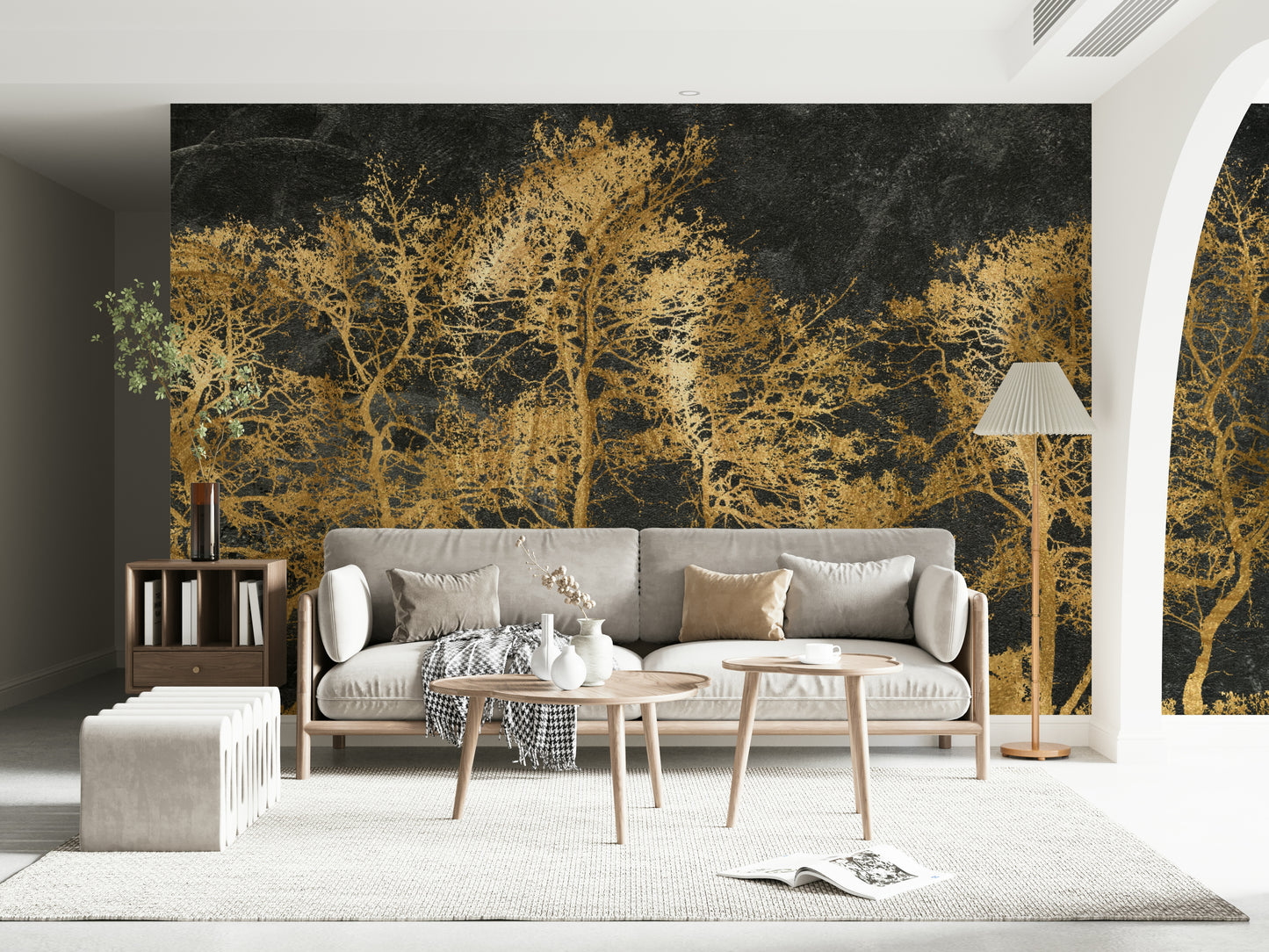 The design gives a feeling of quiet, natural beauty.

