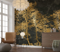 The trees are a central focus of the image.

