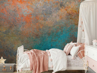 A wall mural of a textured surface.

