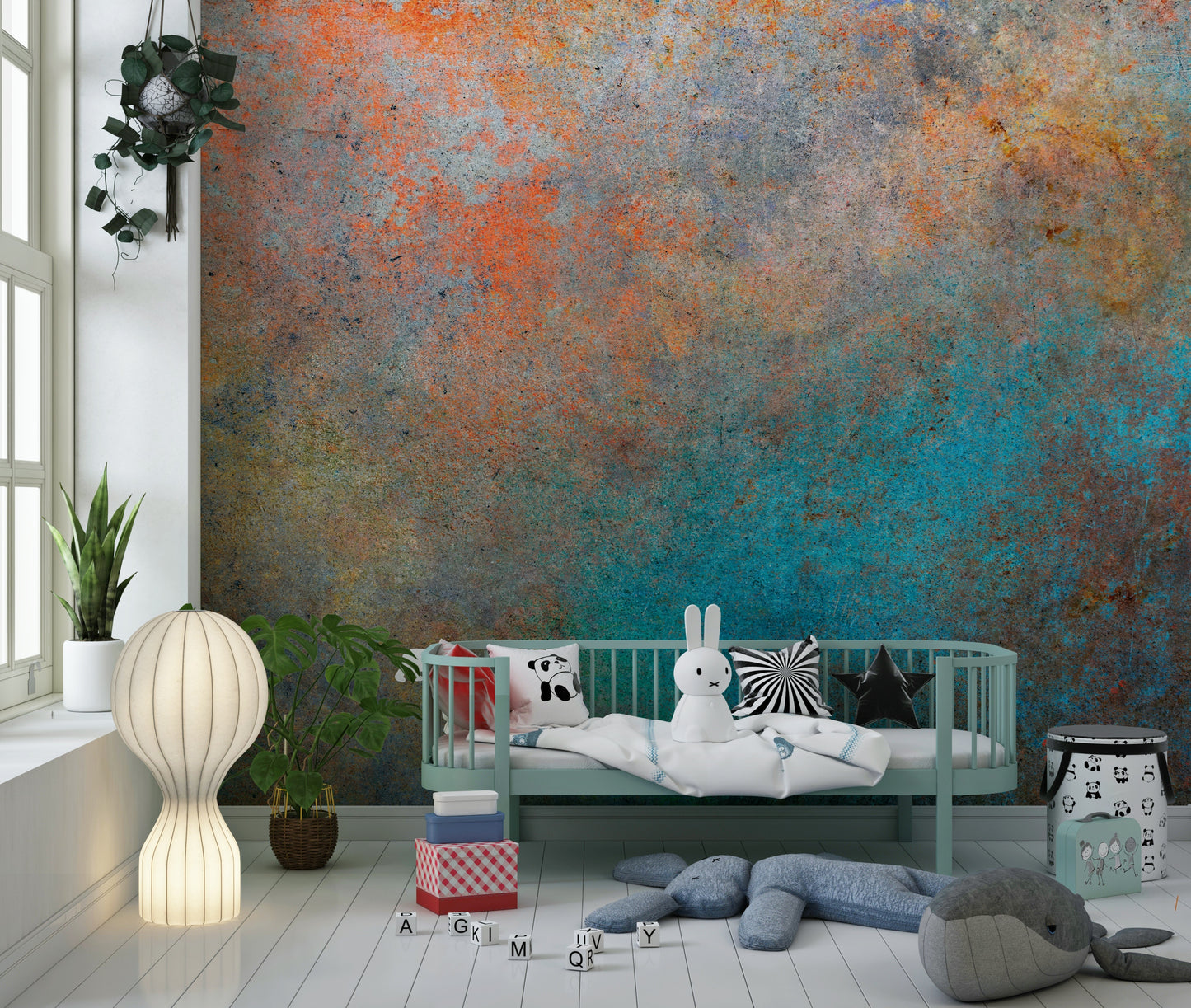 The style is artistic and modern.

