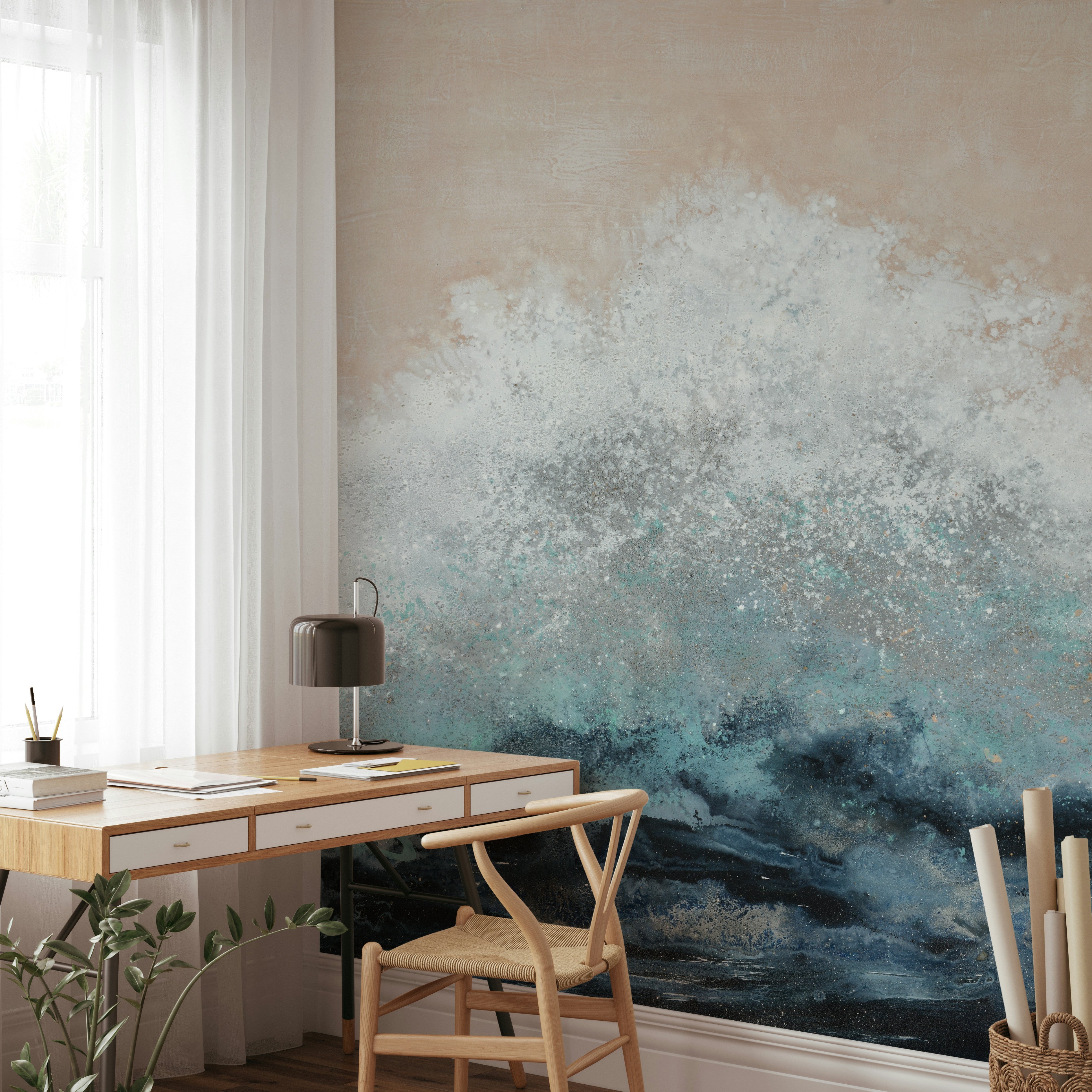 The image has a soft, painted look.

