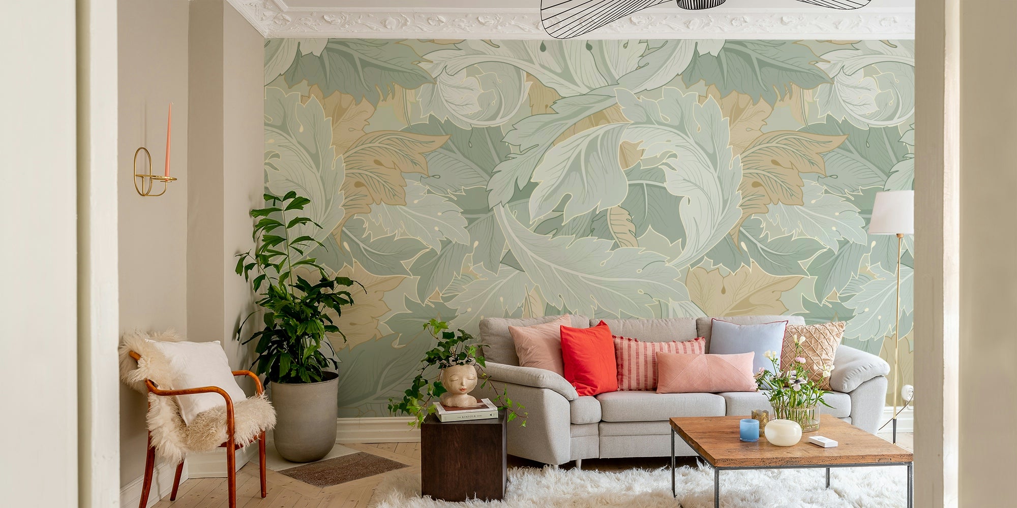 The colors are soft, gentle, and muted.

