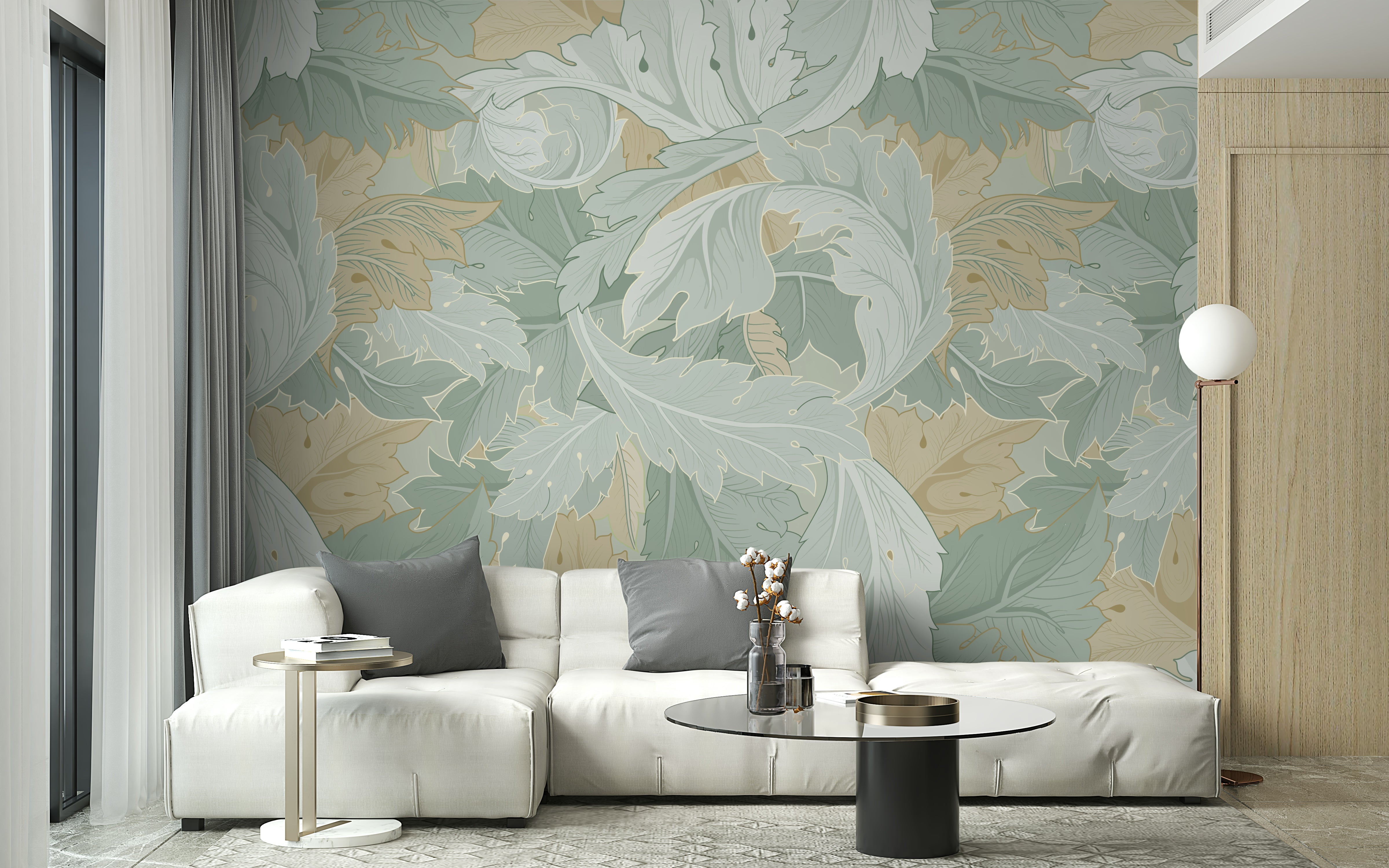 The feeling is one of fresh elegance.


