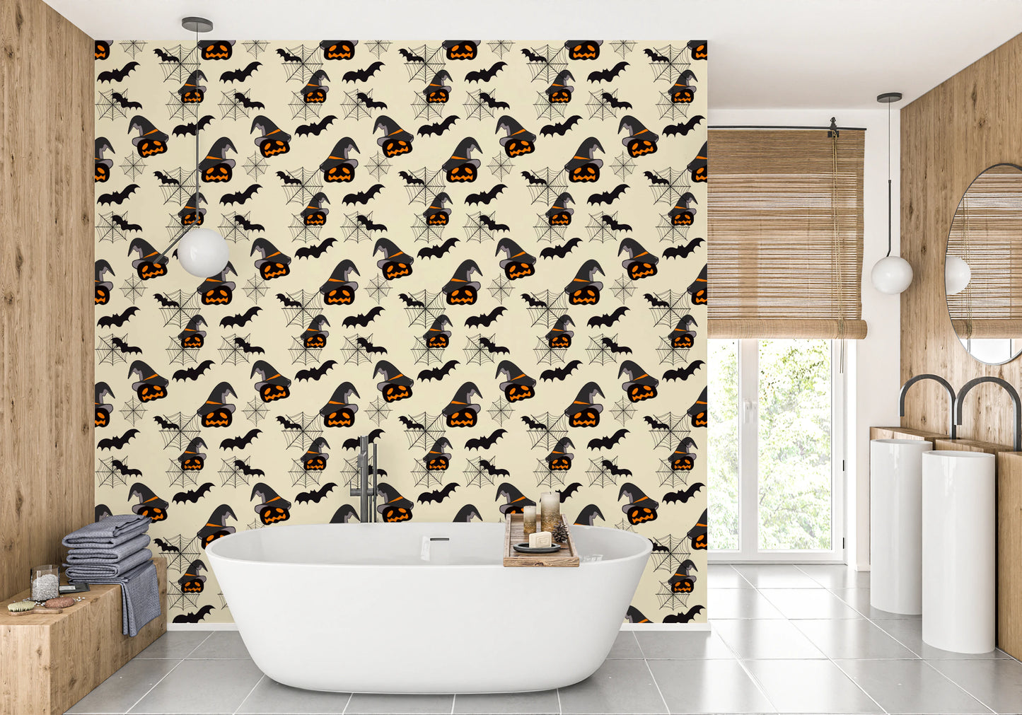 Whimsical Witches' Brew Wallpaper⁠