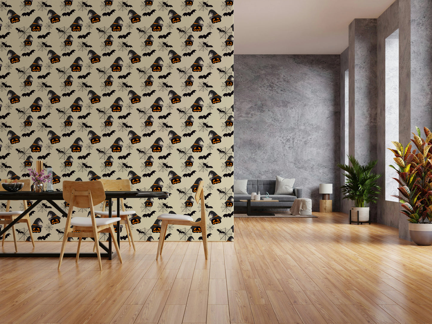 Whimsical Witches' Brew Wallpaper⁠