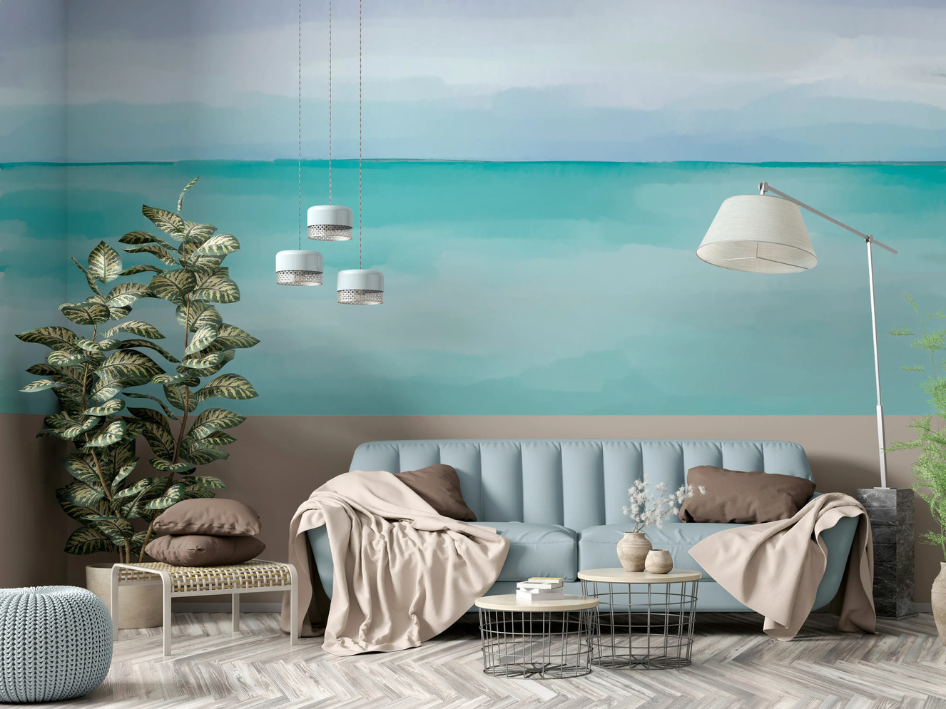 Coastal Dreamscape Wall Mural