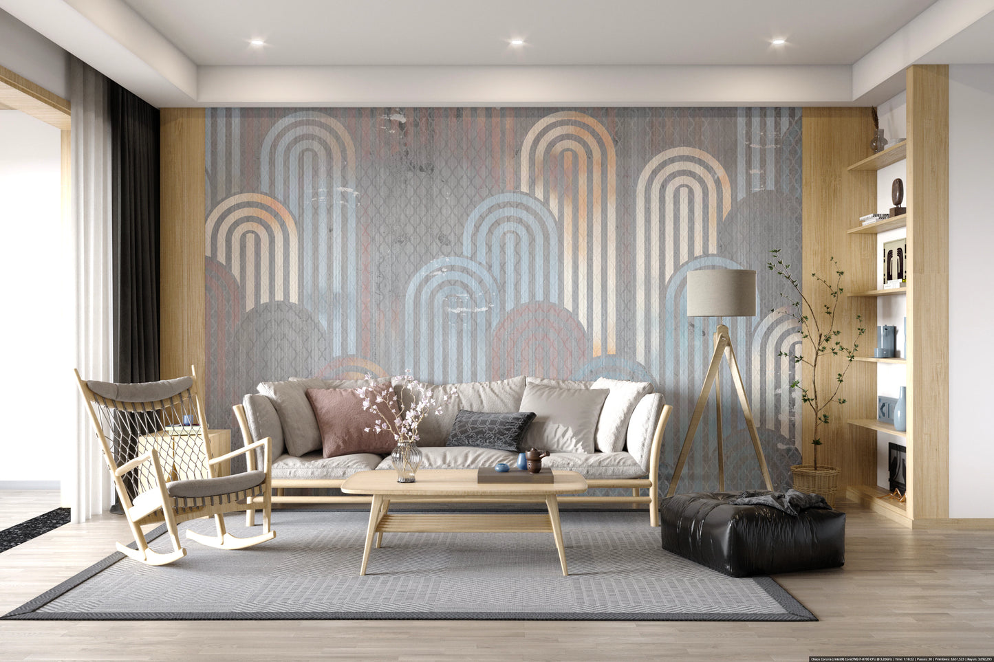 Vintage Archways Wall Mural