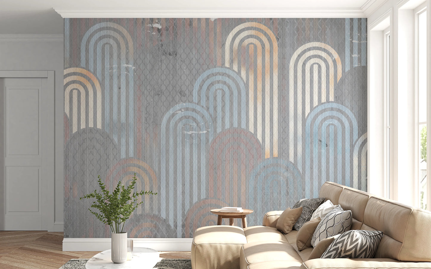 Vintage Archways Wall Mural