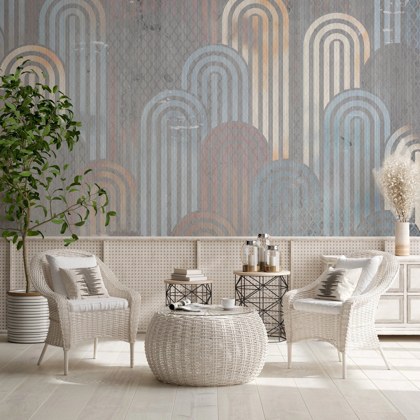 Vintage Archways Wall Mural