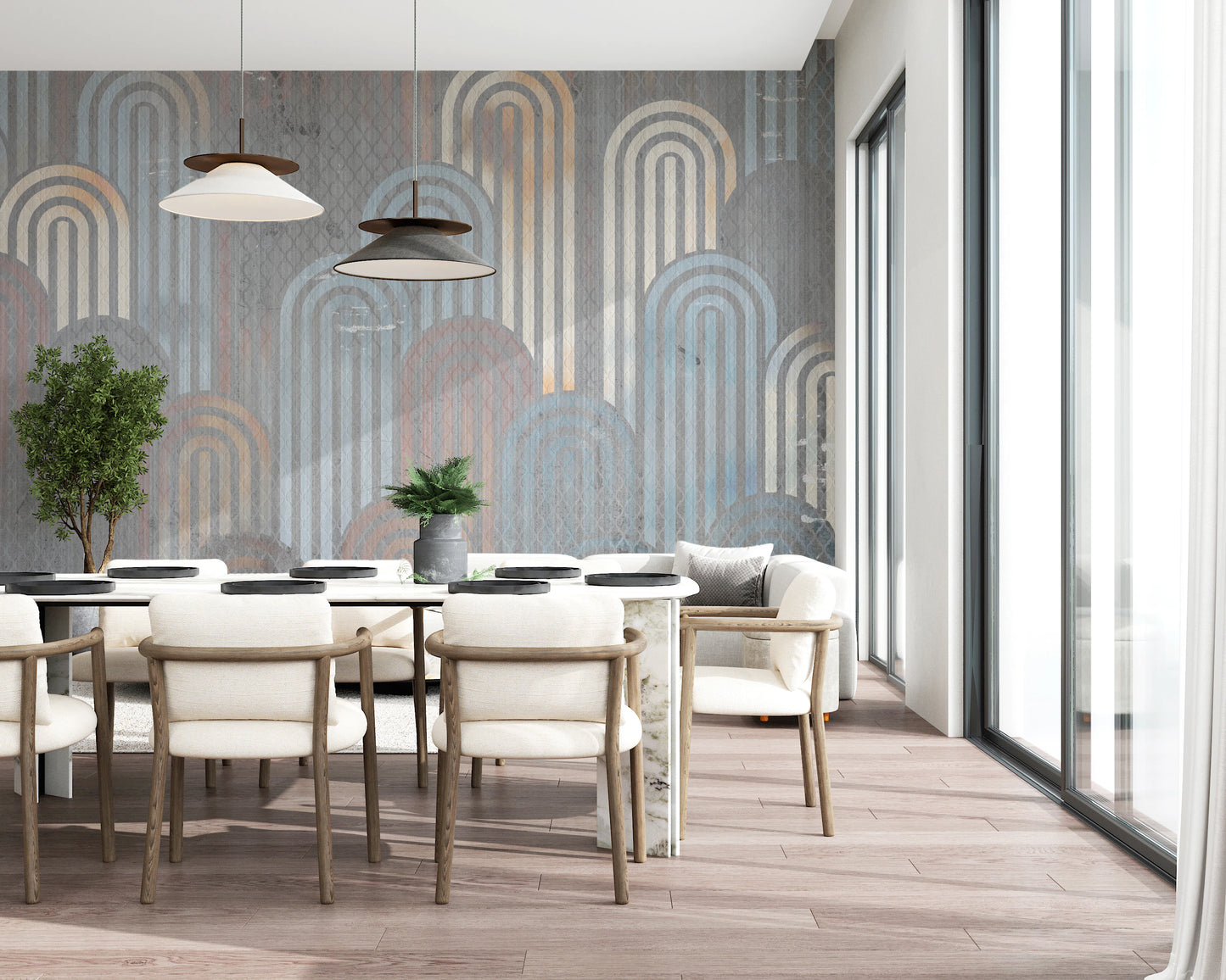 Vintage Archways Wall Mural