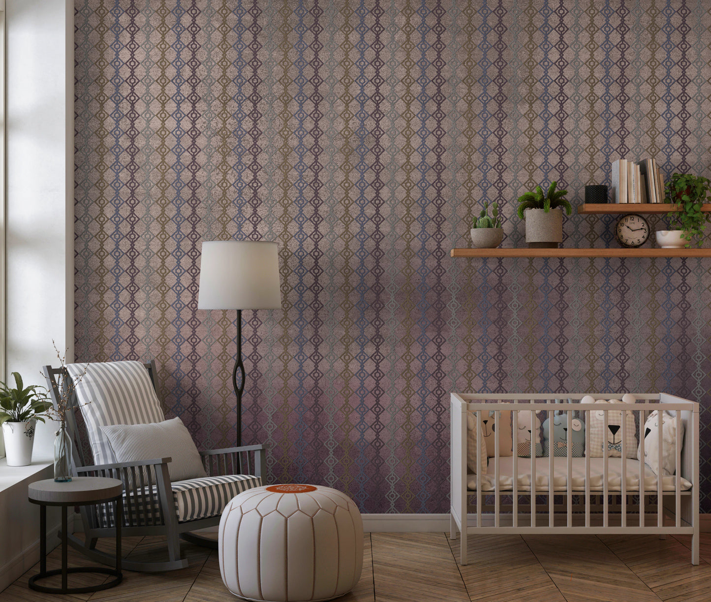 Diamond Deco Fade Wall Mural