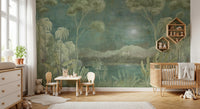 Moonlight Oasis Mural Wall Mural