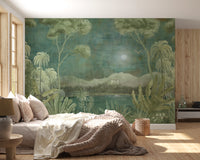 Moonlight Oasis Mural Wall Mural