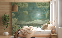 Moonlight Oasis Mural Wall Mural