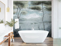 Classic Italian Pine Lake Wall Mural