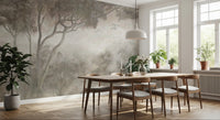 Whispering Mist Forest Mural Wall Mural