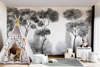 Whispering Pines Landscape Wall Mural