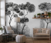 Whispering Pines Landscape Wall Mural